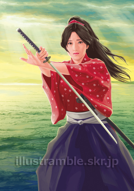『天保艶犯科帖 賭場の用心棒(コスミック・時代文庫)』カバーイラスト